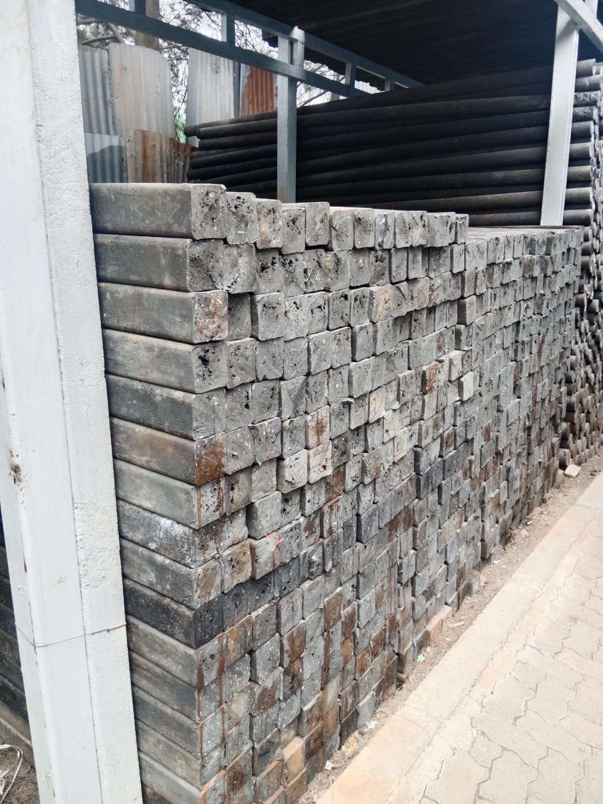 Rot Resistant Square Shaped Fence And Road Sign Posts Manufactured In East Africa Nairobi Kenya